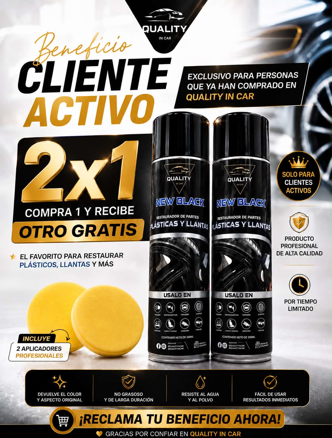 new black- beneficio cliente activo