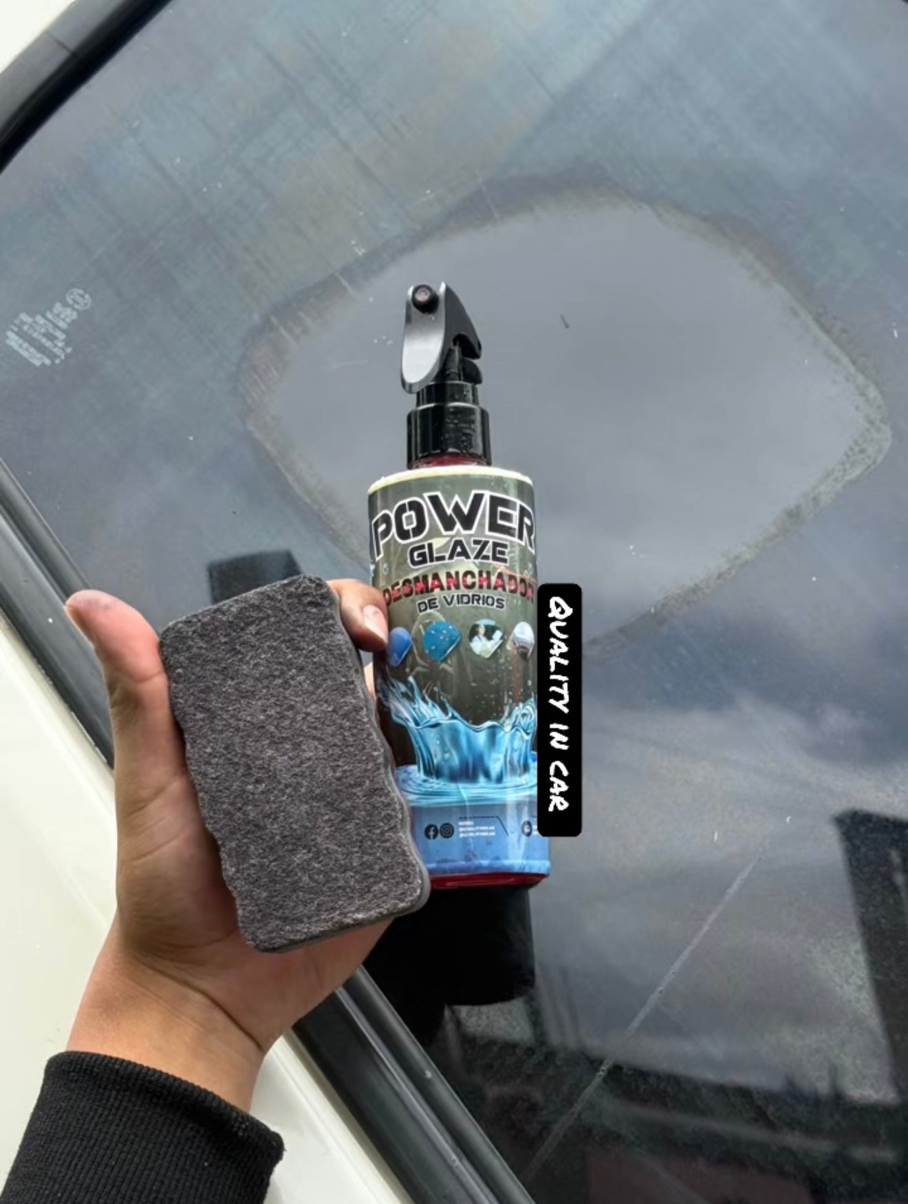 POWER GLAZE DESMANHCADOR DE VIRDRIOS DE 300ml