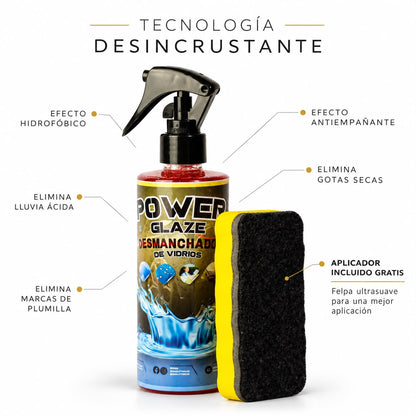 POWER GLAZE DESMANCHADOR DE VIDRIOS