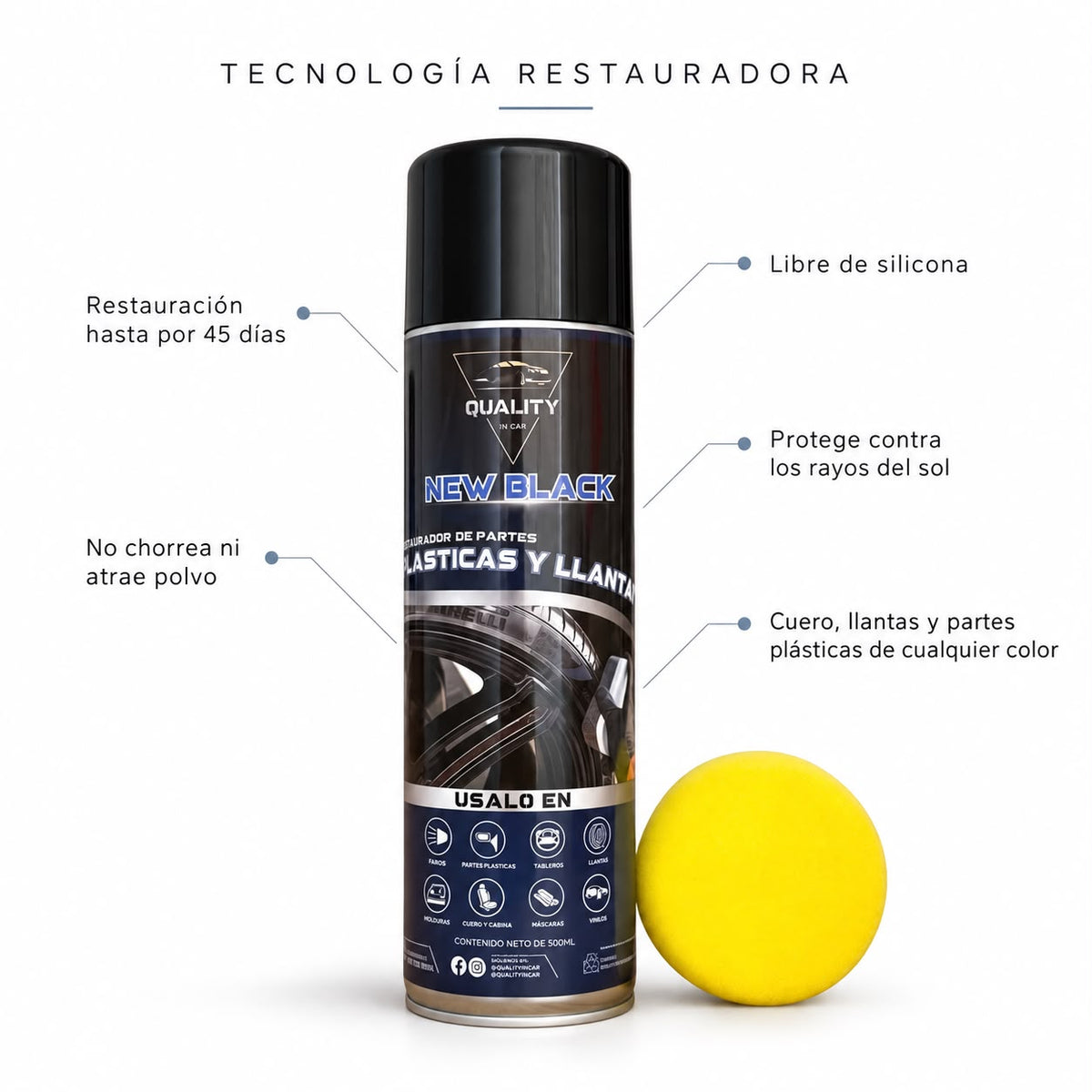 restaurador de plasticos de carro